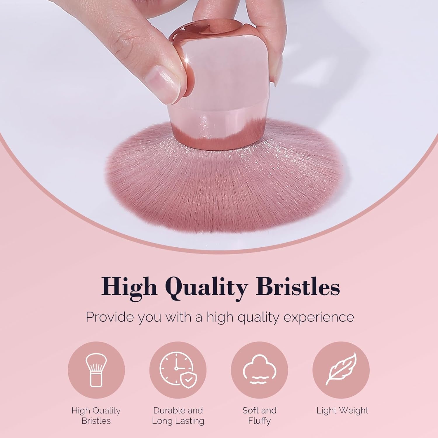 Nail Art Dusting Brush,Dust Collector Brush, Blush Brush, Boose Powder Brush,Makeup Brushes Acrylic Nail Tools