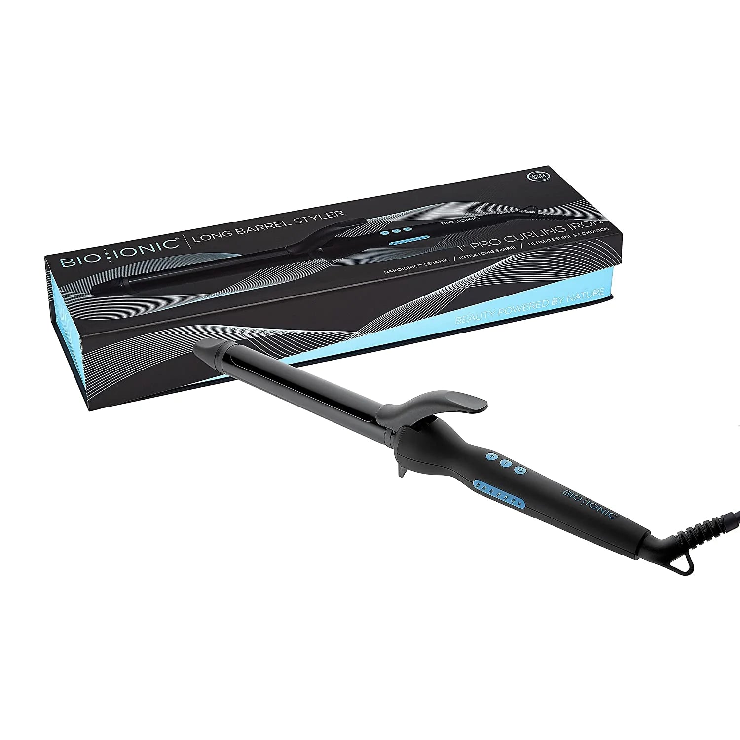 Long Barrel Styler, 1.5" Curling Iron, Curling Wand, Adjustable Heat, Hair Curler