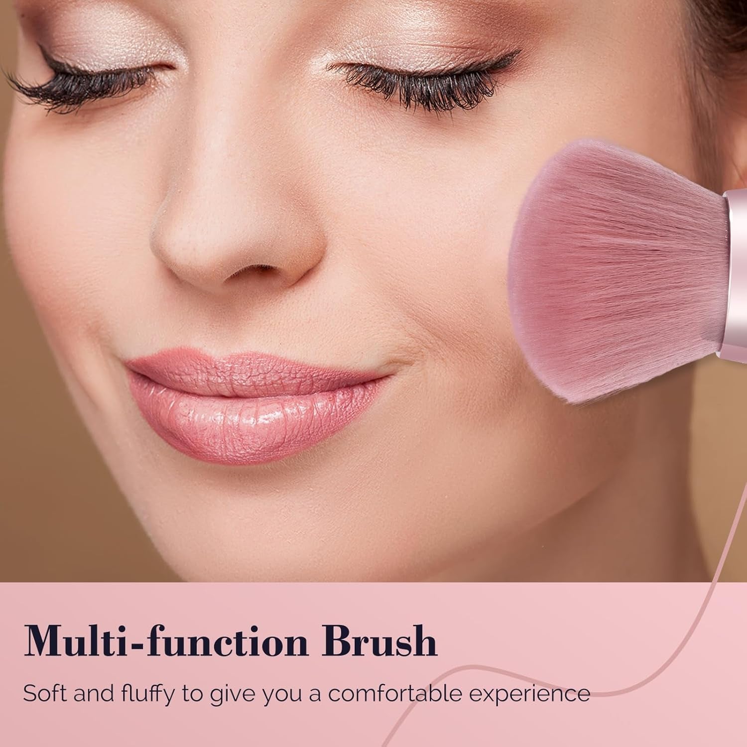 Nail Art Dusting Brush,Dust Collector Brush, Blush Brush, Boose Powder Brush,Makeup Brushes Acrylic Nail Tools
