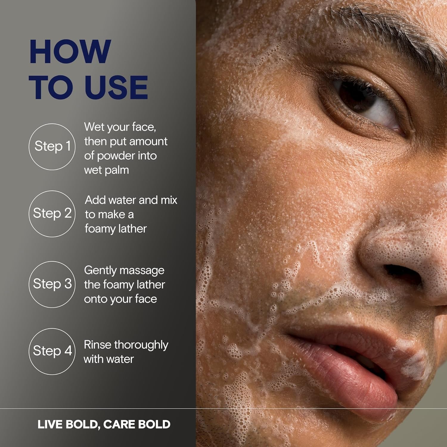 Enzyme Powder Face Wash | Korean Powder Cleanser for Mens (1.05 Oz) | Gentle Exfoliating | Deep Cleansing & Oil Control | Korea Face Wash Natural Enzyme Safe for All Skin Types | Travel Kit