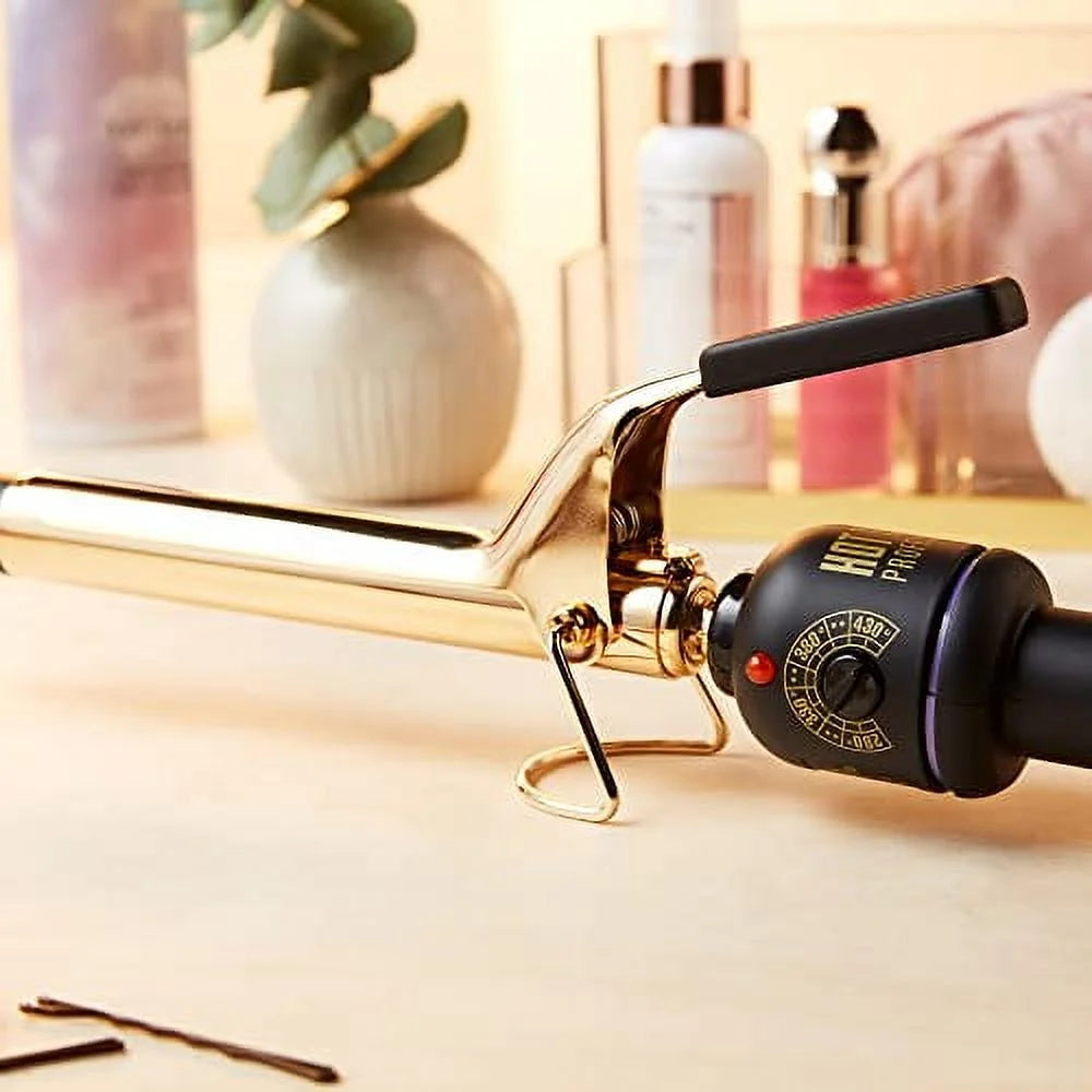 Pro Artist 24K Gold Curling Iron | Long Lasting, Defined Curls (3/4 In)