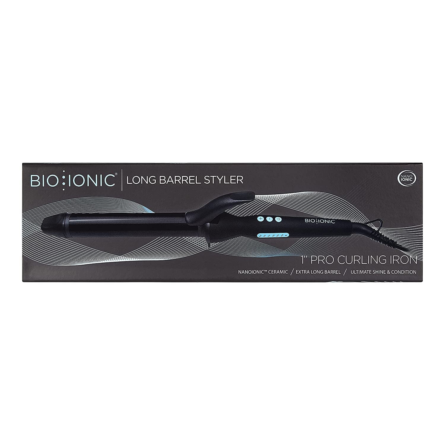Long Barrel Styler, 1.5" Curling Iron, Curling Wand, Adjustable Heat, Hair Curler