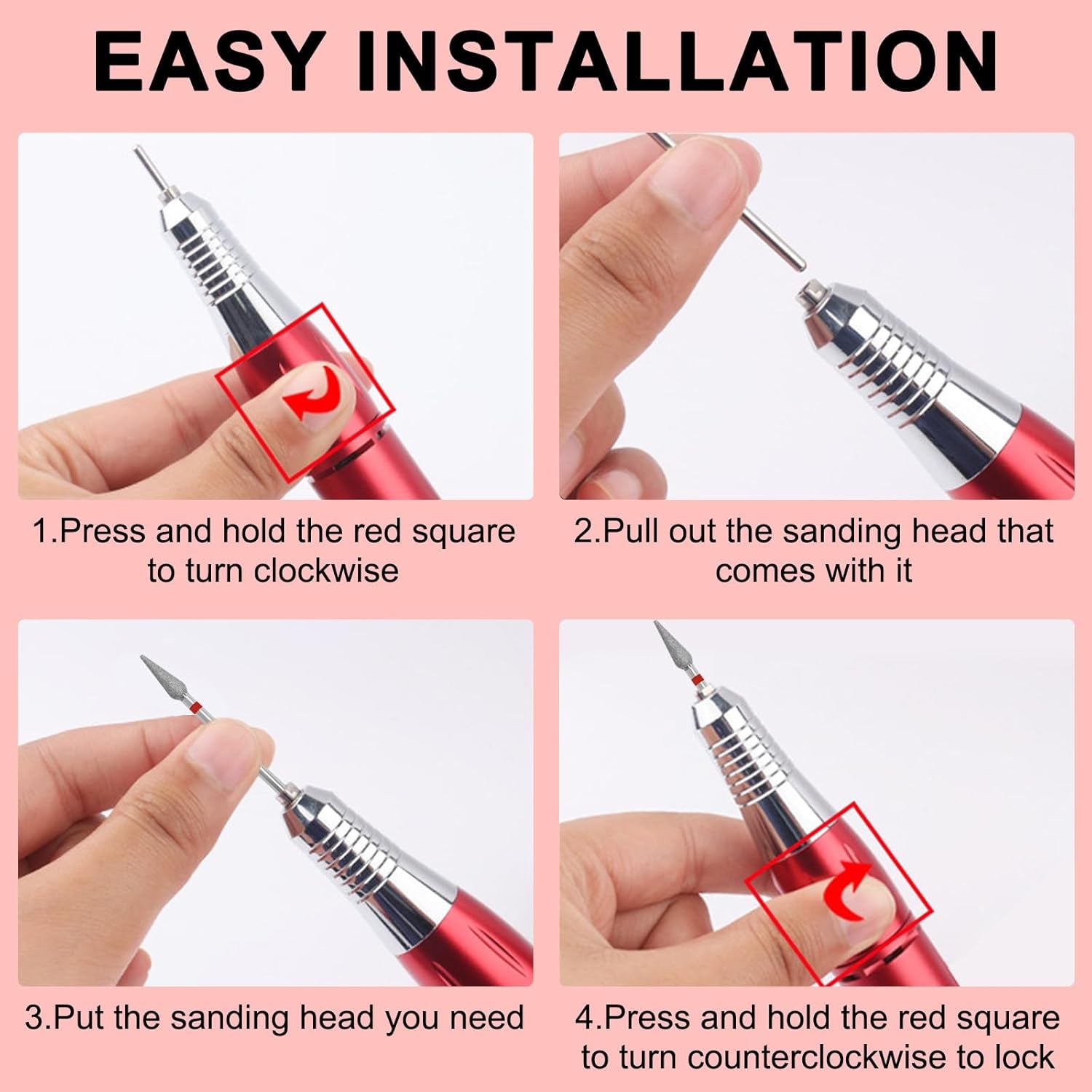Cuticle Clean Nail Drill Bit 3/32&