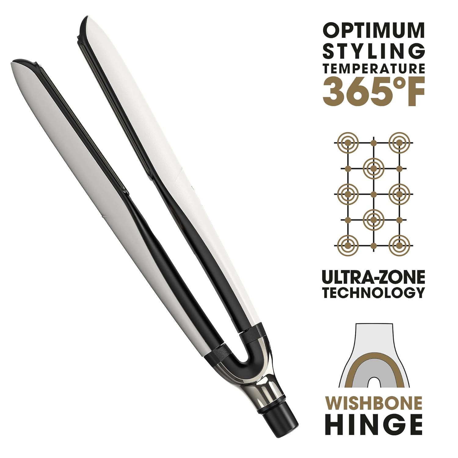 Ghd Platinum+ Styler ― 1&quot; Flat Iron Hair Straightener, Professional Ceramic Hair Styling Tool for Stronger Hair, More Shine, &amp; More Color Protection