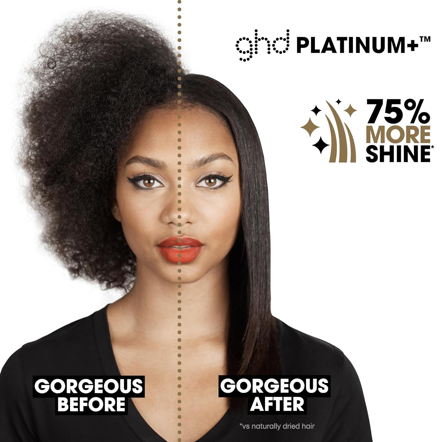 Ghd Platinum+ Styler ― 1&quot; Flat Iron Hair Straightener, Professional Ceramic Hair Styling Tool for Stronger Hair, More Shine, &amp; More Color Protection