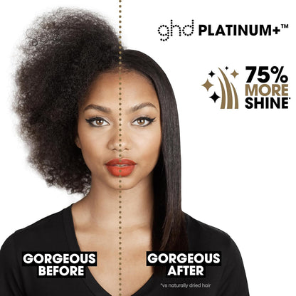 Ghd Platinum+ Styler ― 1&quot; Flat Iron Hair Straightener, Professional Ceramic Hair Styling Tool for Stronger Hair, More Shine, &amp; More Color Protection