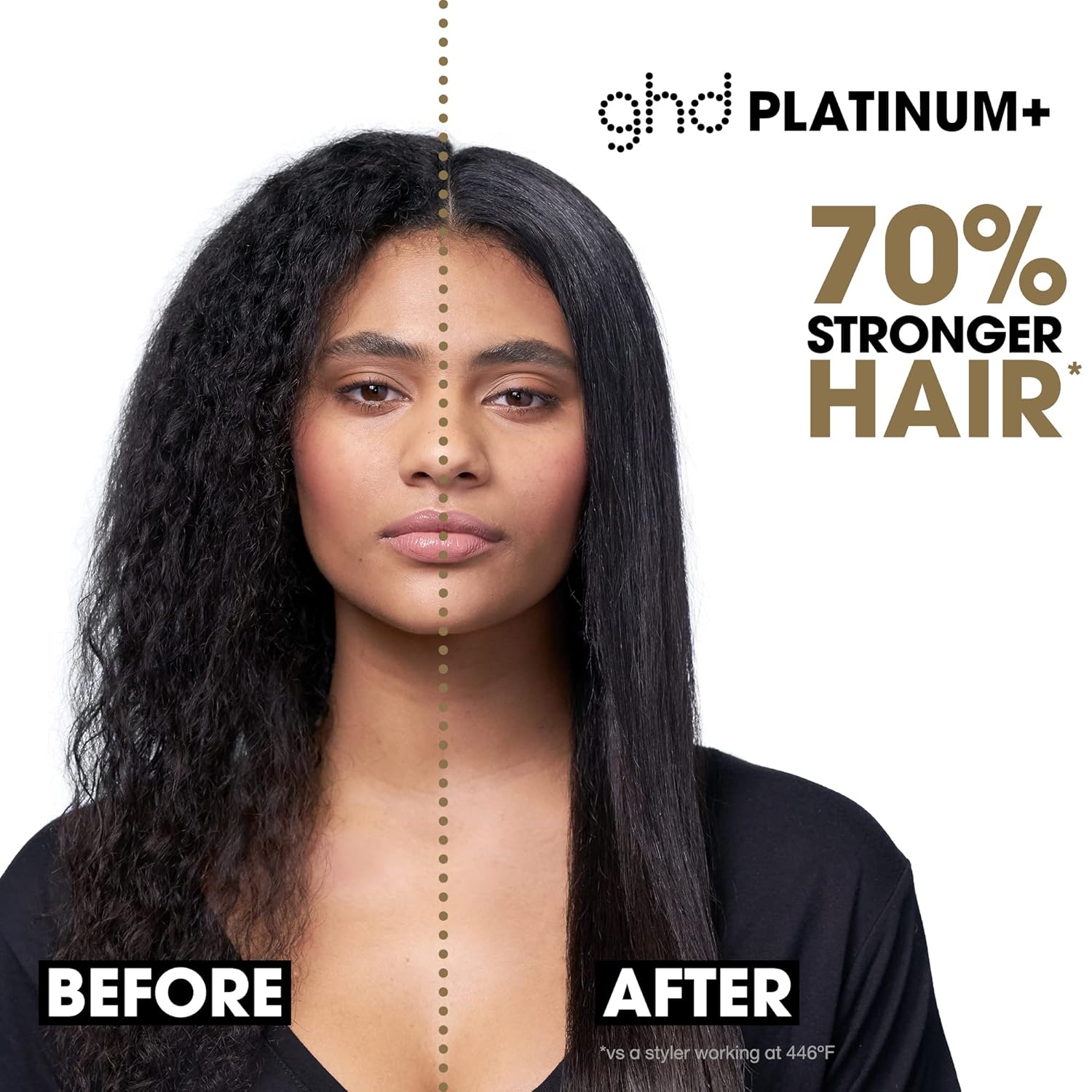 Ghd Platinum+ Styler ― 1&quot; Flat Iron Hair Straightener, Professional Ceramic Hair Styling Tool for Stronger Hair, More Shine, &amp; More Color Protection
