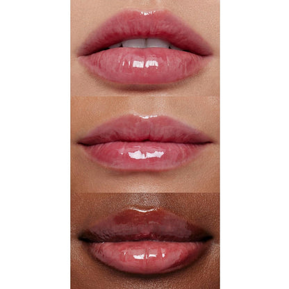 Glow Reviver Lip Oil, Nourishing Tinted Lip Oil for a High-Shine Finish, Infused with Jojoba Oil, Vegan &amp; Cruelty-Free, Red Delicious