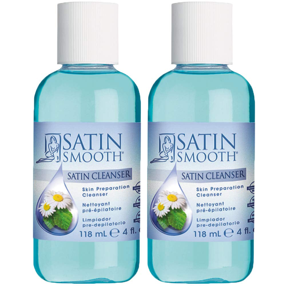 Pre Wax Cleanser - Antiseptic Skin Prep for Pre Wax Hair Removal, Deep Cleansing &amp; Irritation-Free Waxing, Afterwax Care, 4 Oz, 2-Pack